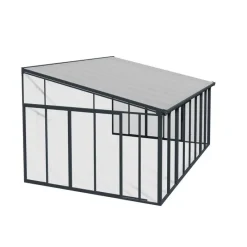 San Remo Pergola Chiusa in Alluminio 4X4.4 m Grigio-Canopia Online