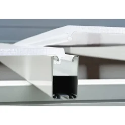 San Remo Pergola Chiusa in Alluminio 3X5.6 m Bianco-Canopia Discount