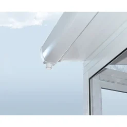 San Remo Pergola Chiusa in Alluminio 3X5.6 m Bianco-Canopia Discount