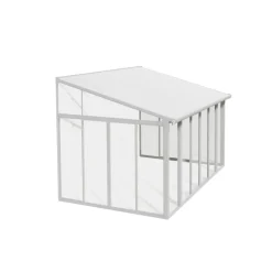 San Remo Pergola Chiusa in Alluminio 3X4.4 m Bianco-Canopia Hot