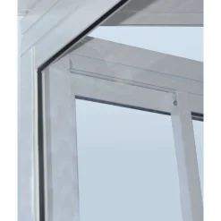 San Remo Pergola Chiusa in Alluminio 3X3 m Grigio-Canopia Clearance