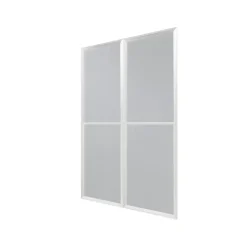 Set Di Porte a Rete Per Sanremo Pergola Chiusa Bianco-Canopia