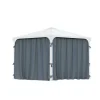 Set Di Tende Per Gazebo Palermo E Milano 3.7X2.2 m-Canopia Hot