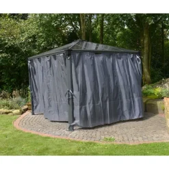 Set Di Tende Per Gazebo Palermo E Milano 3.7X2.2 m-Canopia Hot