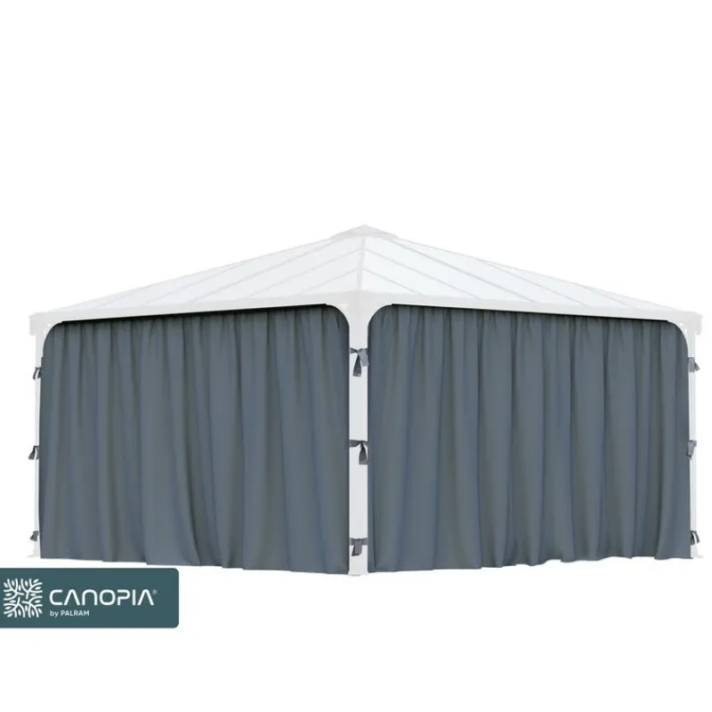 Set Di Tende Per Gazebo Palermo 4X2.2 m-Canopia