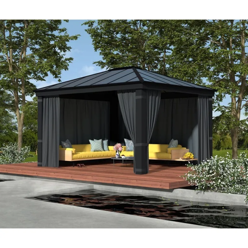 Set Di Tende Per Gazebo Dallas 3.6X4.3 m-Canopia Best