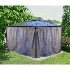 Set Di Tende Per Gazebo Martinique 4X2.2 m-Canopia Clearance