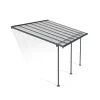 Sierra Pergola Addossata in Alluminio 3X4.3 m Grigio-Canopia Best