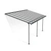 Sierra Pergola Addossata in Alluminio 3X5.6 m Grigio-Canopia Online