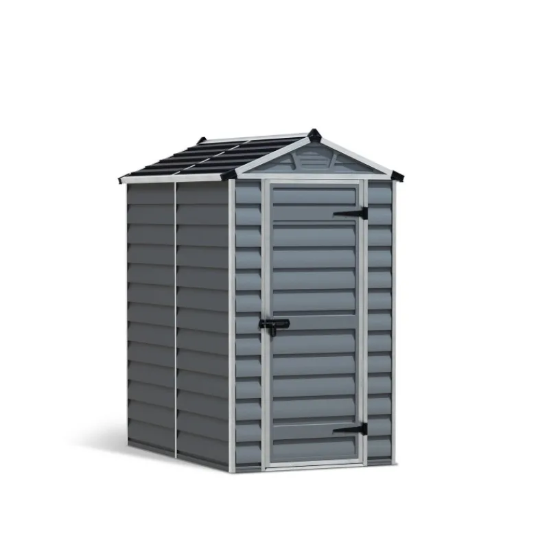 Skylight Casetta Da Giardino in Policarbonato 176X120X203 cm Grigio-Canopia Best