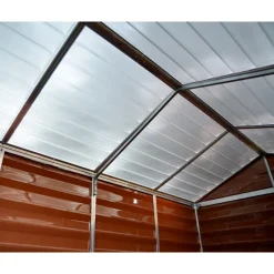 Skylight Casetta Da Giardino in Policarbonato 229X185X217 cm Ambra-Canopia Clearance