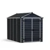 Skylight Casetta Da Giardino in Policarbonato 303X185X217 cm Grigio Scuro-Canopia New