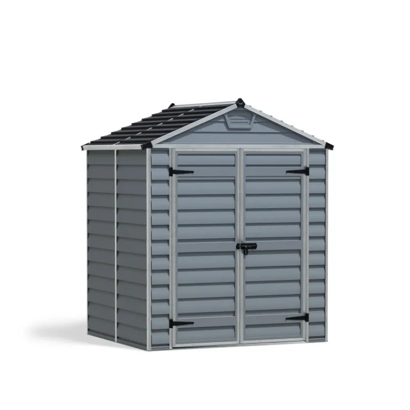 Skylight Casetta Da Giardino in Policarbonato 154X185X217 cm Grigio-Canopia Discount