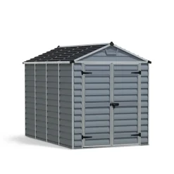 Skylight Casetta Da Giardino in Policarbonato 303X185X217 cm Grigio-Canopia Hot