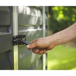 Skylight Casetta Da Giardino in Policarbonato 176X120X203 cm Grigio Scuro-Canopia Sale