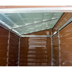 Skylight Casetta Da Giardino in Policarbonato 176X120X203 cm Ambra-Canopia Clearance