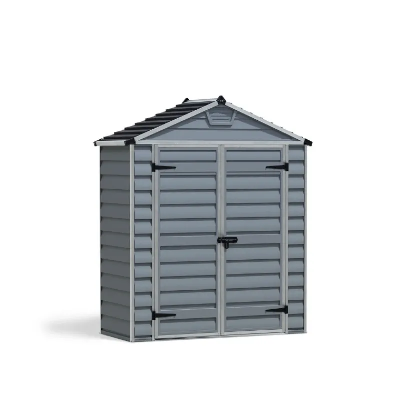 Skylight Casetta Da Giardino in Policarbonato 90X185X217 cm Grigio-Canopia Online