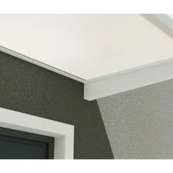 Sophia Pensilina Da Esterno 215X95 cm - Struttura Bianca Pannelli Opal Bianco-Canopia Outlet