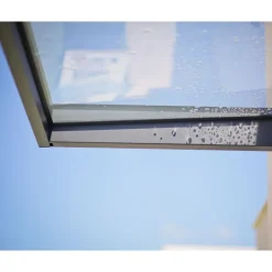 Sophia Pensilina Da Esterno 215X95 cm - Struttura Grigia Pannello Trasparente-Canopia Online