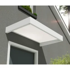 Sophia Pensilina Da Esterno 160X95 cm - Struttura Bianca Pannelli Opal Bianco-Canopia Outlet