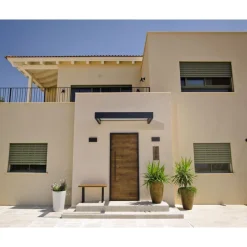 Sophia Pensilina Da Esterno 160X95 cm - Struttura Grigia Pannello Trasparente-Canopia Online