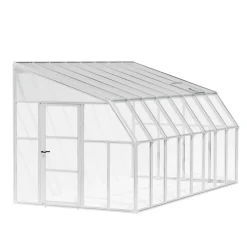 Sun Room Veranda in Policarbonato 2.7X5 m Bianco-Canopia Outlet