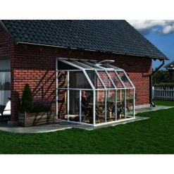 Sun Room Veranda in Policarbonato 2X2.6 m Bianco-Canopia Clearance