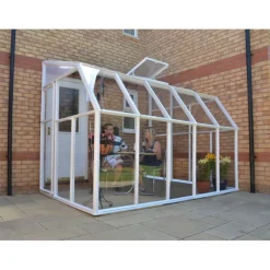 Sun Room Veranda in Policarbonato 2X3.2 m Bianco-Canopia Hot