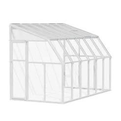 Sun Room Veranda in Policarbonato 2X3.8 m Bianco-Canopia Online