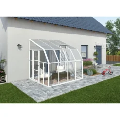 Sun Room Veranda in Policarbonato 2.7X2.7 m Bianco-Canopia Online