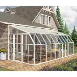 Sun Room Veranda in Policarbonato 2.7X6.3 m Bianco-Canopia Hot
