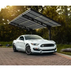 Sydney Carport in Alluminio 3 X 6 m Nero-Canopia Sale