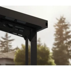 Sydney Carport in Alluminio 3 X 6 m Nero-Canopia Sale