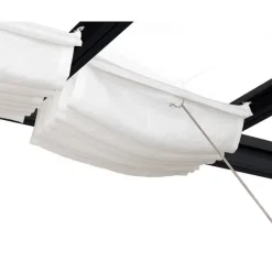 Tenda da Tetto Per la Pergola Stockholm 3.4X9.5 m Bianco-Canopia Clearance