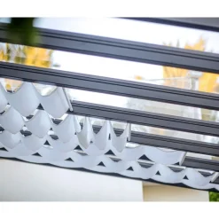 Tenda da Tetto Per la Pergola Stockholm 3.4X9.5 m Bianco-Canopia Clearance