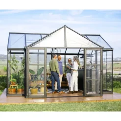 Triomphe Chalet Da Giardino in Policarbonato 305X365X269 cm-Canopia Clearance