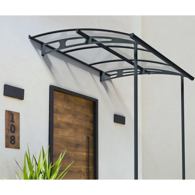 Vega Pensilina Da Esterno 200X200X252 cm Trasparente-Canopia Hot