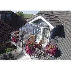 Vega Pensilina Da Esterno 200X200X252 cm Trasparente-Canopia Hot