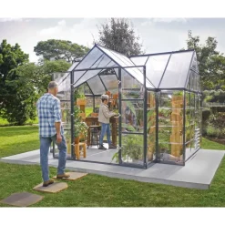 Victory Chalet Da Giardino in Policarbonato 305X365X269 cm-Canopia Discount