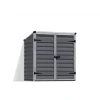 Voyager Casetta Da Giardino in Policarbonato 139X90X146 cm Grigio-Canopia