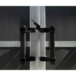 Yukon Casetta Da Giardino in Policarbonato 643X332X252 cm Grigio-Canopia Best