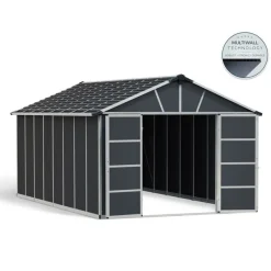 Yukon Casetta Da Giardino in Policarbonato 519X332X252 cm Grigio-Canopia New