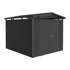 Casetta da Giardino in Metallo PANORAMA 3 con Porta a Due Battenti-Biohort Clearance