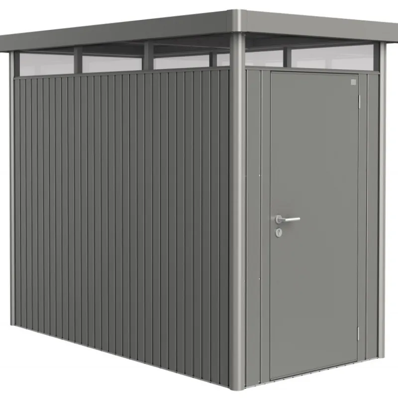 Casetta da Giardino in Metallo HIGHLINE S con Porta Standard-Biohort New