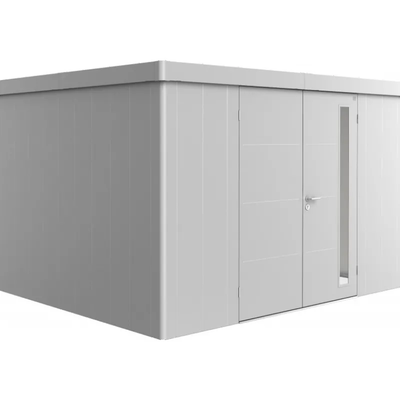 Casetta da Giardino in Metallo NEO 3D con Porta a Due Battenti-Biohort Discount