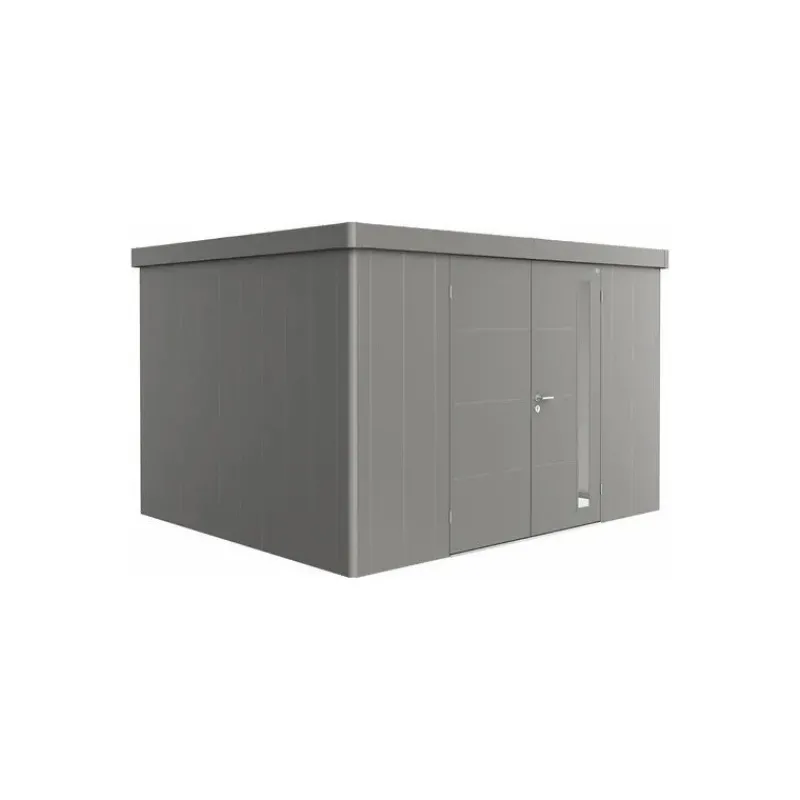 Casetta da Giardino in Metallo NEO 3D con Porta a Due Battenti-Biohort Discount