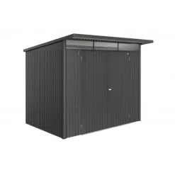 Casetta da Giardino in Metallo AVANTGARDE A5 ECO con Porta a Due Battenti-Biohort Clearance