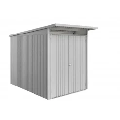 Casetta da Giardino in Metallo AVANTGARDE A3 ECO con Porta a Due Battenti-Biohort