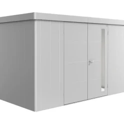 Casetta da Giardino in Metallo NEO 1D con Porta a Due Battenti-Biohort