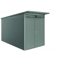 Casetta da Giardino in Metallo AVANTGARDE A4 con Porta a Due Battenti-Biohort